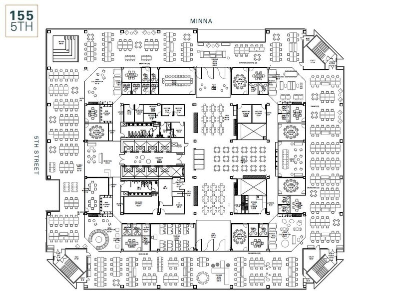 155 5th St, San Francisco, CA à louer - Plan d’étage – Image 2 sur 13
