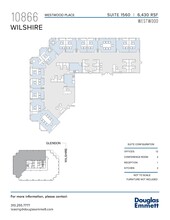 10866 Wilshire Blvd, Los Angeles, CA à louer Plan d’étage– Image 2 sur 2
