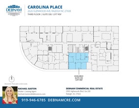 2626 Glenwood Ave, Raleigh, NC à louer Plan d’étage– Image 1 sur 1