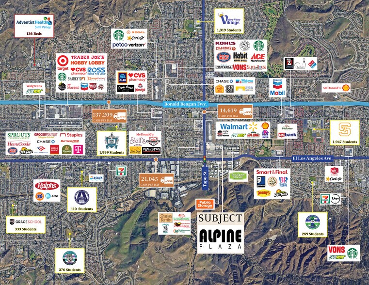 Alpine Plaza Upside Mark-to-Market Rents portefeuille de 4 biens à vendre sur LoopNet.fr - Photo de l’immeuble – Image 3 sur 7