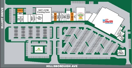 10005-10075 W Hillsborough Ave, Tampa, FL à louer Plan de site– Image 1 sur 1