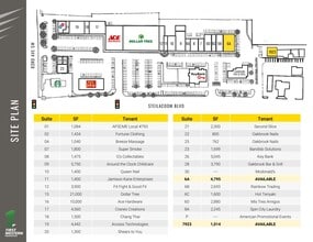 7905-7923 Steilacoom Blvd SW, Lakewood, WA à louer Plan de site– Image 1 sur 1