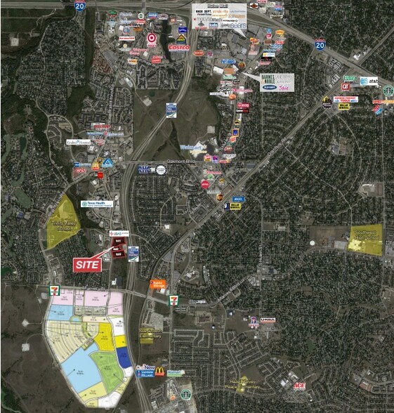 7101 Dutch Branch Rd, Benbrook, TX à vendre - Aérien – Image 2 sur 2