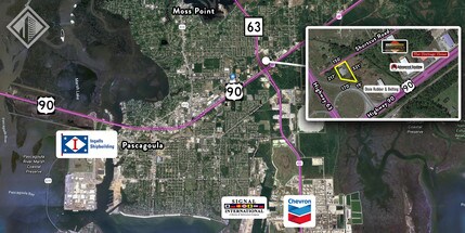 6124 Short Cut Rd, Moss Point, MS - VUE AÉRIENNE vue de carte - Image1