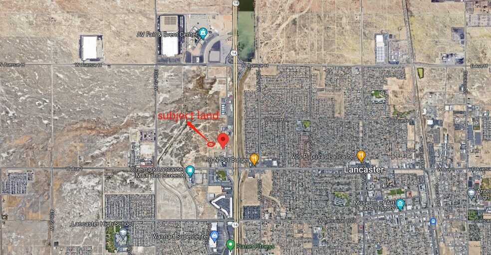 Vac/vic Avenue H10/25th west st, Lancaster, CA à vendre - Photo principale – Image 1 sur 1