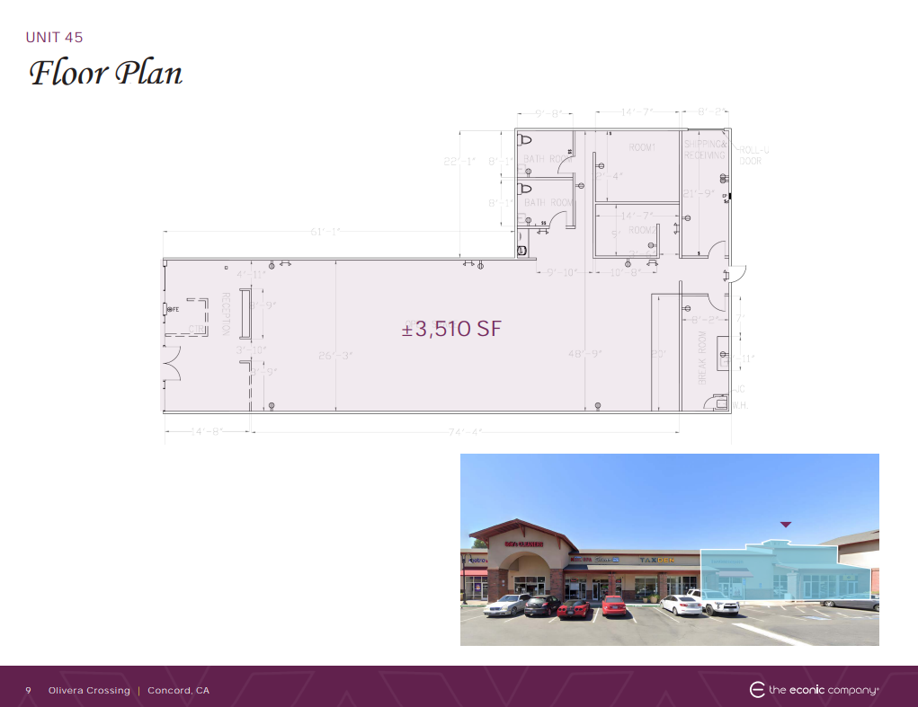 3375 Port Chicago Hwy, Concord, CA à louer Plan d’étage– Image 1 sur 1