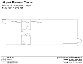 637 S 48th St, Tempe, AZ à louer Plan d’étage– Image 1 sur 1