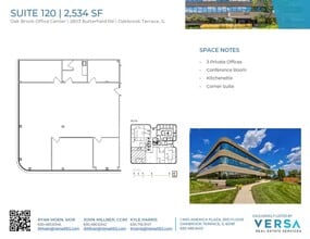 2707 Butterfield Rd, Oak Brook, IL à louer Plan d’étage– Image 1 sur 1