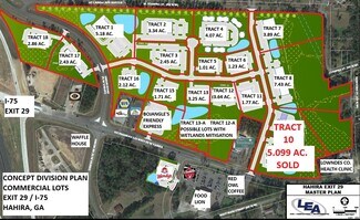 Plus de détails pour 750 GA Highway 122, Hahira, GA - Terrain à vendre