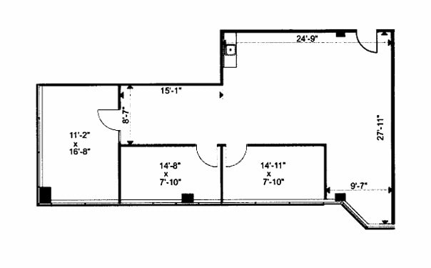 2460 Lancaster Rd, Ottawa, ON à louer Plan d’étage– Image 1 sur 1