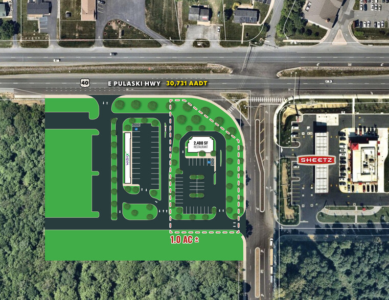 E. Pulaski Highway & Commerce Center Drive, Elkton, MD à vendre - Photo de l’immeuble – Image 2 sur 3