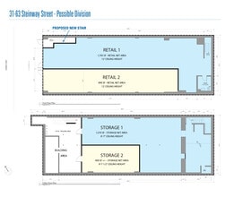 3159-3163 Steinway St, Astoria, NY à louer Plan d’étage– Image 2 sur 2