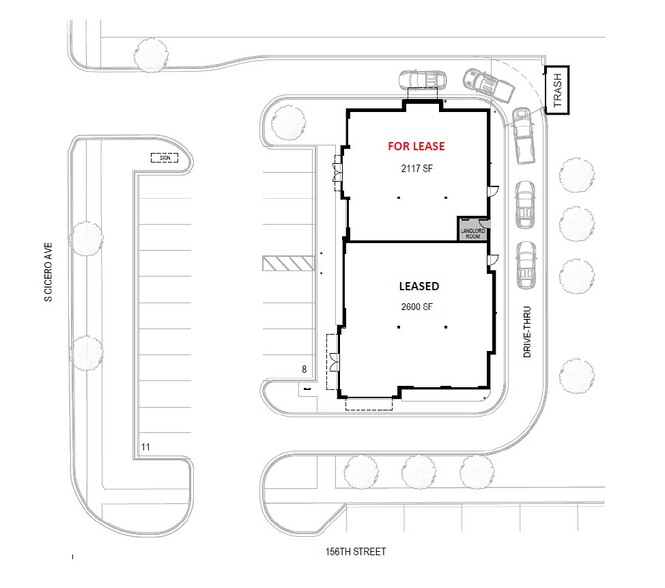 15541 Cicero Ave, Oak Forest, IL à louer - Photo de l’immeuble – Image 2 sur 3