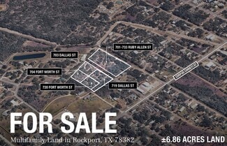 Plus de détails pour 701 Ruby Allen st, Rockport, TX - Terrain à vendre