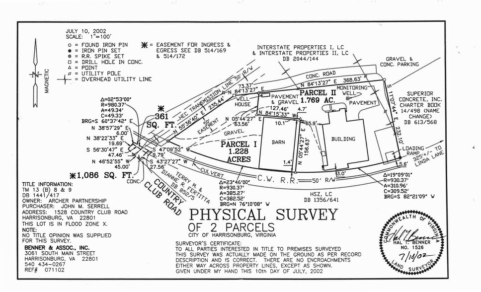 AUCTION - Country Club Road Portfolio portefeuille de 2 biens à vendre sur LoopNet.fr - Plan de site – Image 3 sur 3