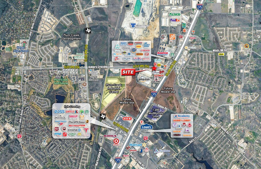 2220 Kohlers Crossing, Kyle, TX à louer - Photo de l’immeuble – Image 3 sur 6