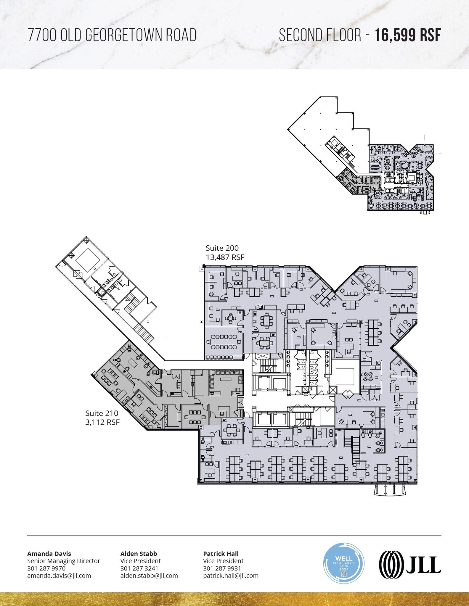7700 Old Georgetown Rd, Bethesda, MD à louer Plan d’étage– Image 1 sur 1