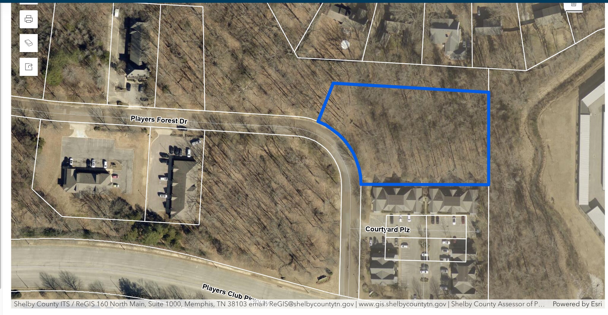 7976 Players Forest Drive, Memphis, TN à vendre Aérien– Image 1 sur 9