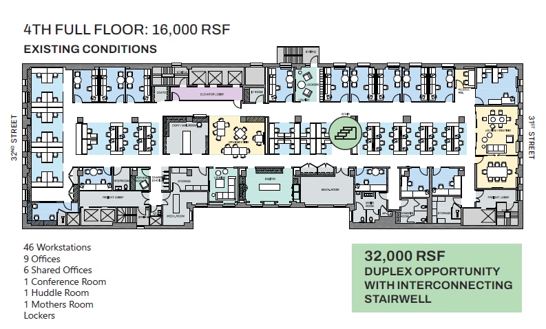 6 E 32nd St, New York, NY à louer Plan d’étage– Image 1 sur 5