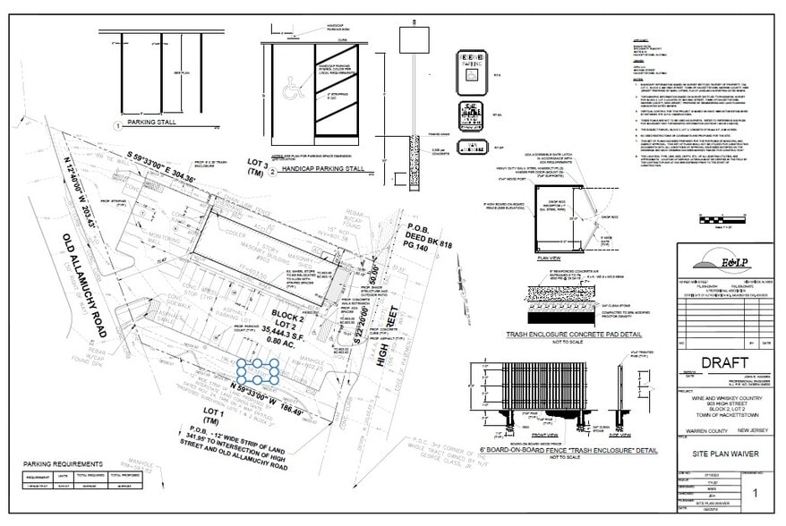 903 High St, Hackettstown, NJ à louer - Plan cadastral – Image 3 sur 25