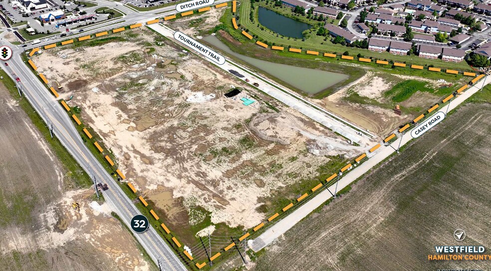 SR 32 and Ditch Rd, Westfield, IN à vendre - Aérien – Image 2 sur 3