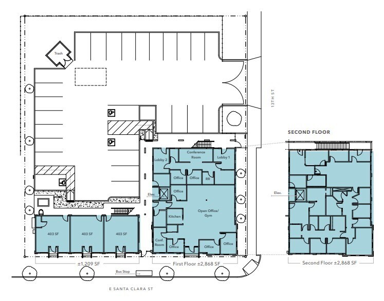 602 E Santa Clara St, San Jose, CA à vendre - Plan d’étage – Image 3 sur 4