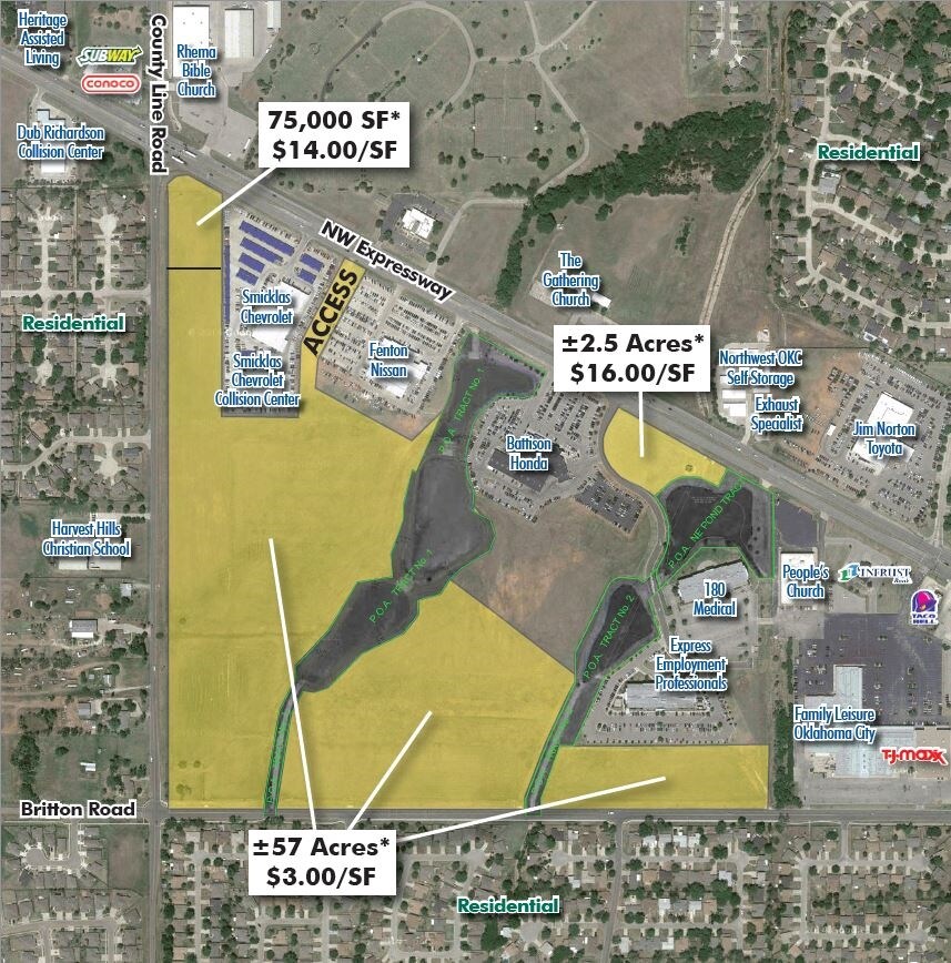 NW Expressway & County Line Rd, Oklahoma City, OK à vendre Photo principale– Image 1 sur 2
