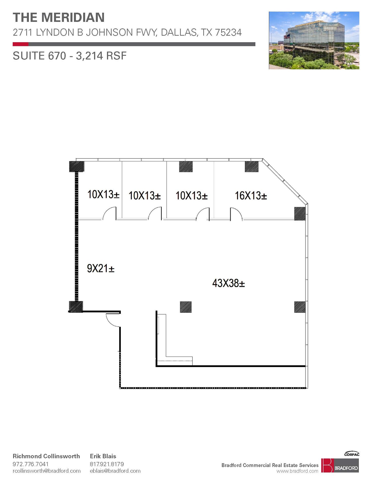 2711 Lyndon B Johnson Fwy, Dallas, TX à louer Plan d’étage– Image 1 sur 1