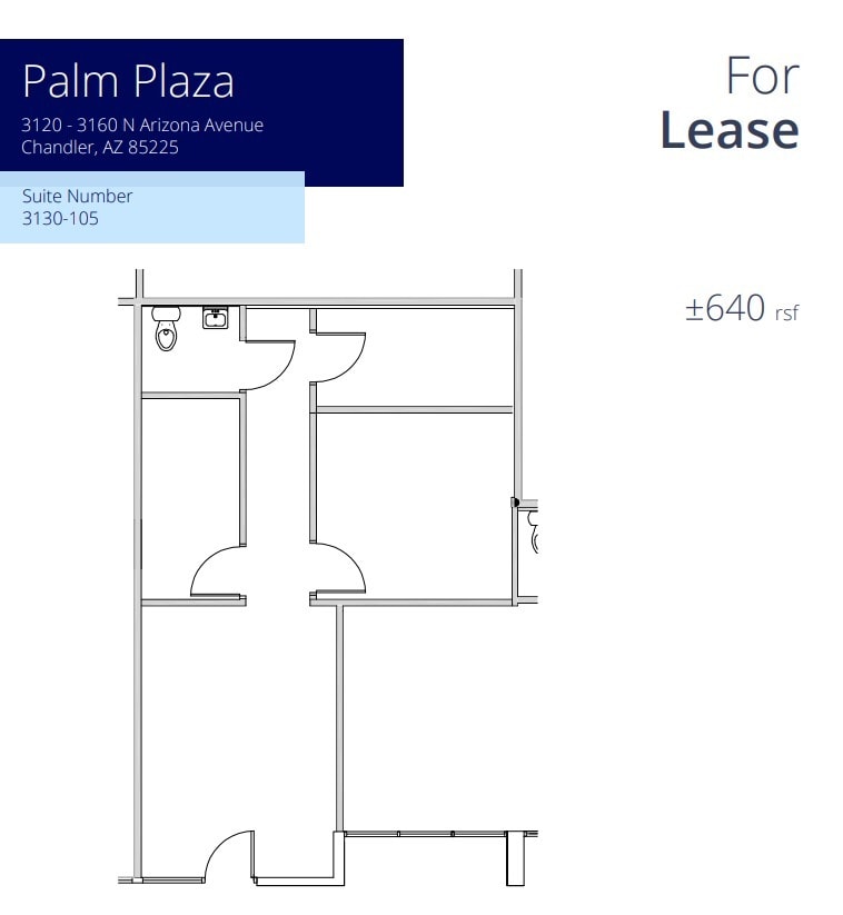 3150 N Arizona Ave, Chandler, AZ à louer Plan d’étage– Image 1 sur 1