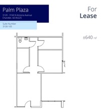 3150 N Arizona Ave, Chandler, AZ à louer Plan d’étage– Image 1 sur 1