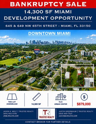 Plus de détails pour 645 NW 65th St, Miami, FL - Terrain à vendre