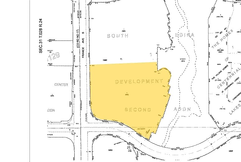 7565-7595 S France Ave, Edina, MN à louer - Plan cadastral – Image 2 sur 2