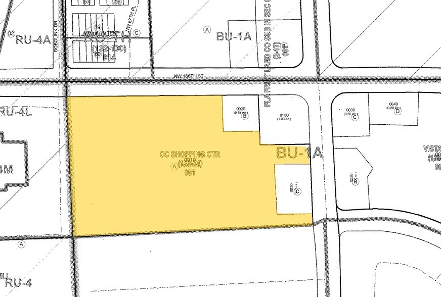 18452-18538 NW 67th Ave, Miami Gardens, FL à louer - Plan cadastral – Image 3 sur 8