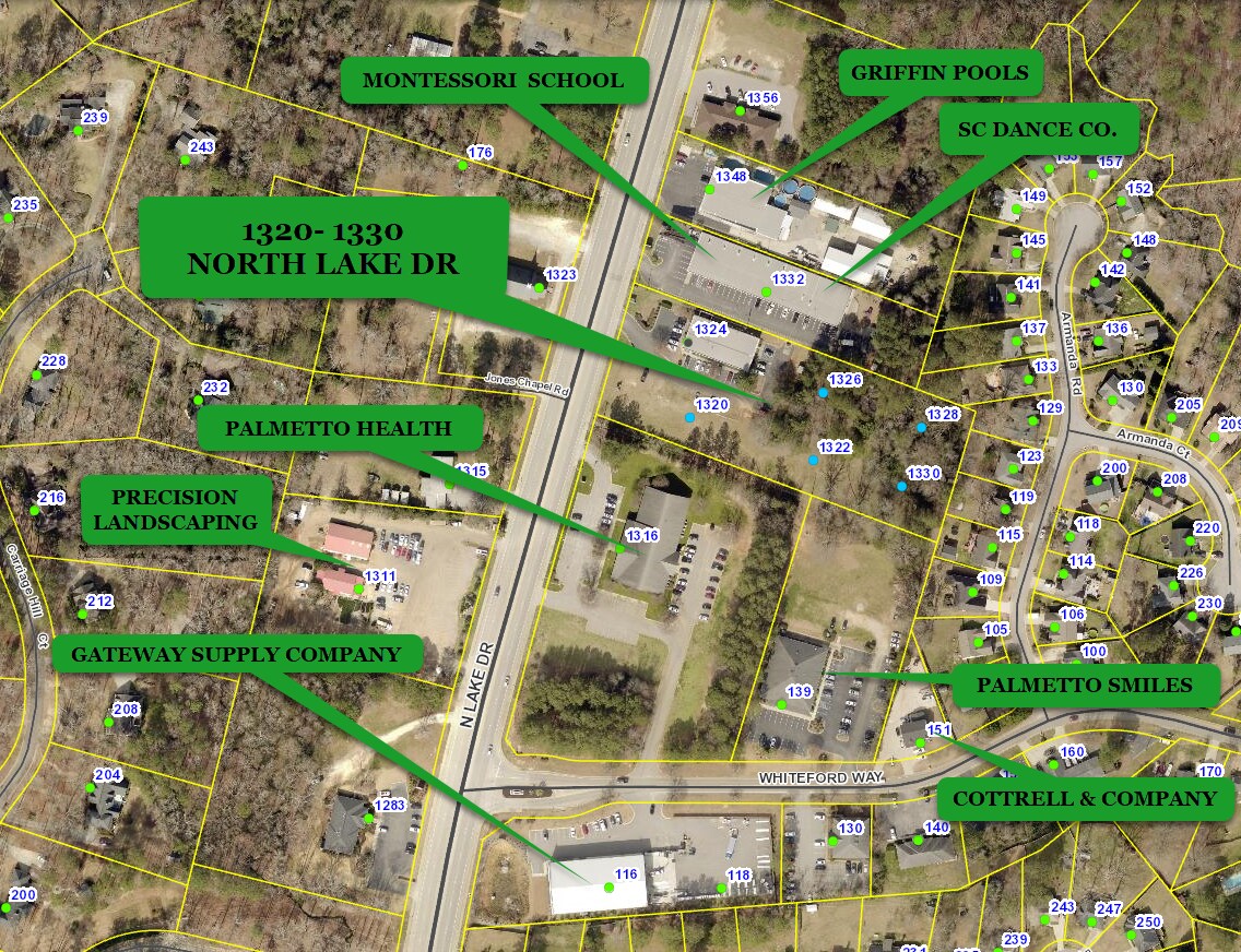 1324 N Lake Dr, Lexington, SC à louer Aérien– Image 1 sur 2