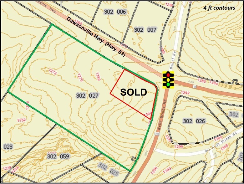 Hwy 53 at Hwy 306, Gainesville, GA à vendre - Plan cadastral – Image 2 sur 3