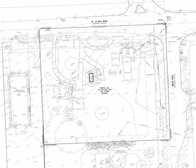 25815 W 10 Mile Rd, Southfield, MI à vendre - Plan cadastral – Image 2 sur 2