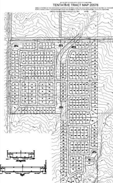 Seneca Rd, Adelanto, CA à vendre - Plan de site – Image 2 sur 2