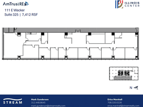 111 E Wacker Dr, Chicago, IL à louer Plan d’étage– Image 1 sur 1