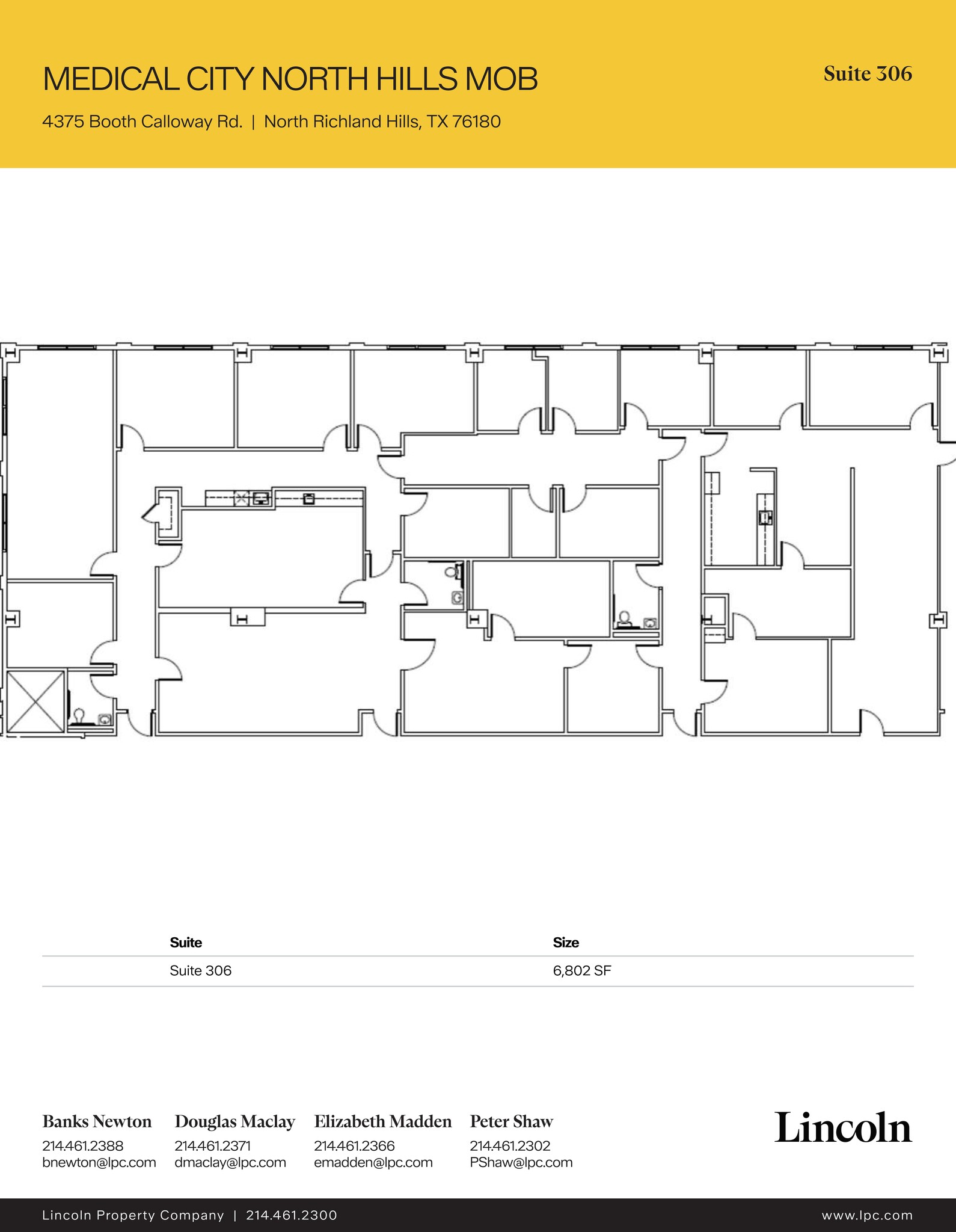 4375 Booth Calloway Rd, North Richland Hills, TX à louer Plan d’étage– Image 1 sur 1
