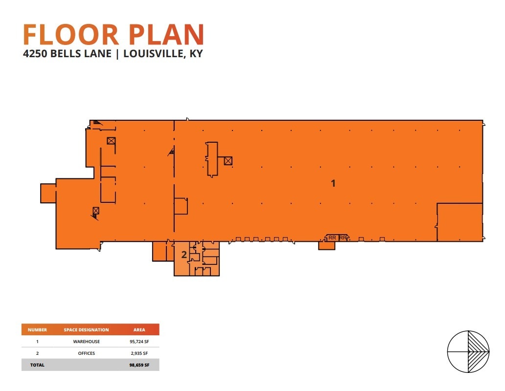 4250 Bells Ln, Louisville, KY à vendre Plan d’étage– Image 1 sur 1