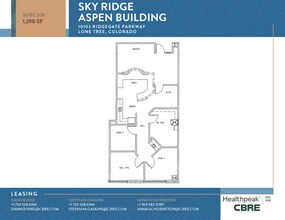 10535 Park Meadows Blvd, Lone Tree, CO à louer Plan d’étage– Image 1 sur 1