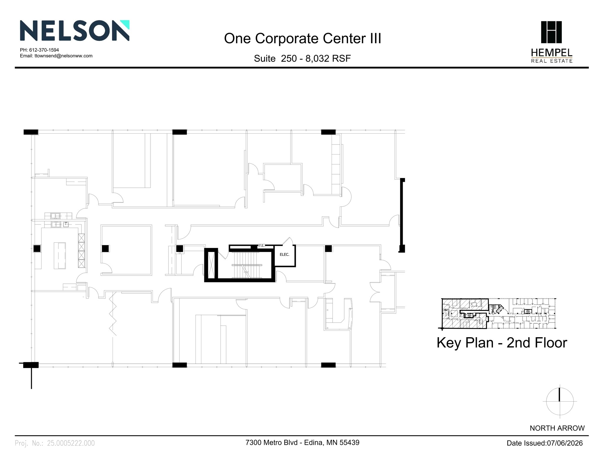 7300 Metro Blvd, Edina, MN à louer Plan de site– Image 1 sur 1