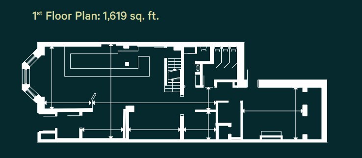 1425 Rue Bishop, Montréal, QC à louer Plan d’étage– Image 1 sur 1