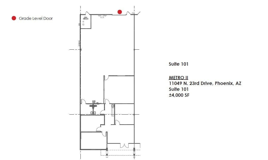 11049 N 23rd Dr, Phoenix, AZ à louer Plan d’étage– Image 1 sur 2