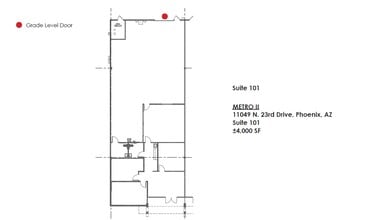 11049 N 23rd Dr, Phoenix, AZ à louer Plan d’étage– Image 1 sur 2