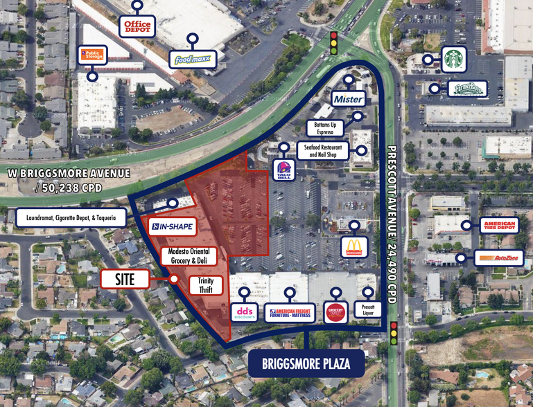 1800 Prescott Rd, Modesto, CA à vendre - Photo de l’immeuble – Image 2 sur 5