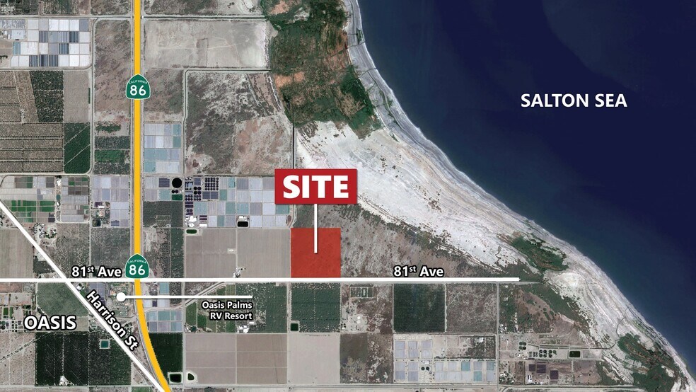 81th Ave, Thermal, CA à vendre - Aérien – Image 2 sur 4