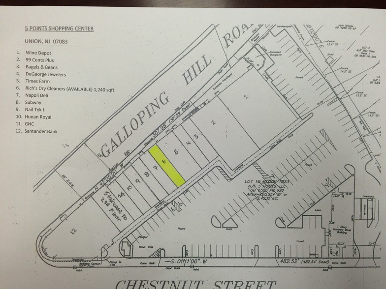 324-356 Chestnut St, Union, NJ à louer - Photo de l’immeuble – Image 2 sur 3