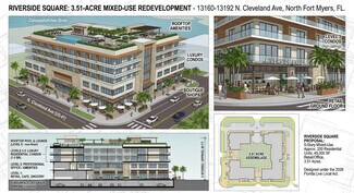 Plus de détails pour Riverside Square Redevelopment Portfolio – à vendre, North Fort Myers, FL
