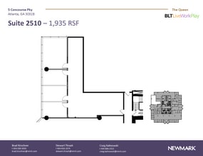 6 Concourse Pky NE, Atlanta, GA à louer Plan d’étage– Image 1 sur 1